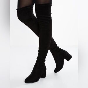 Steve Madden Isaac Black OTK Boots